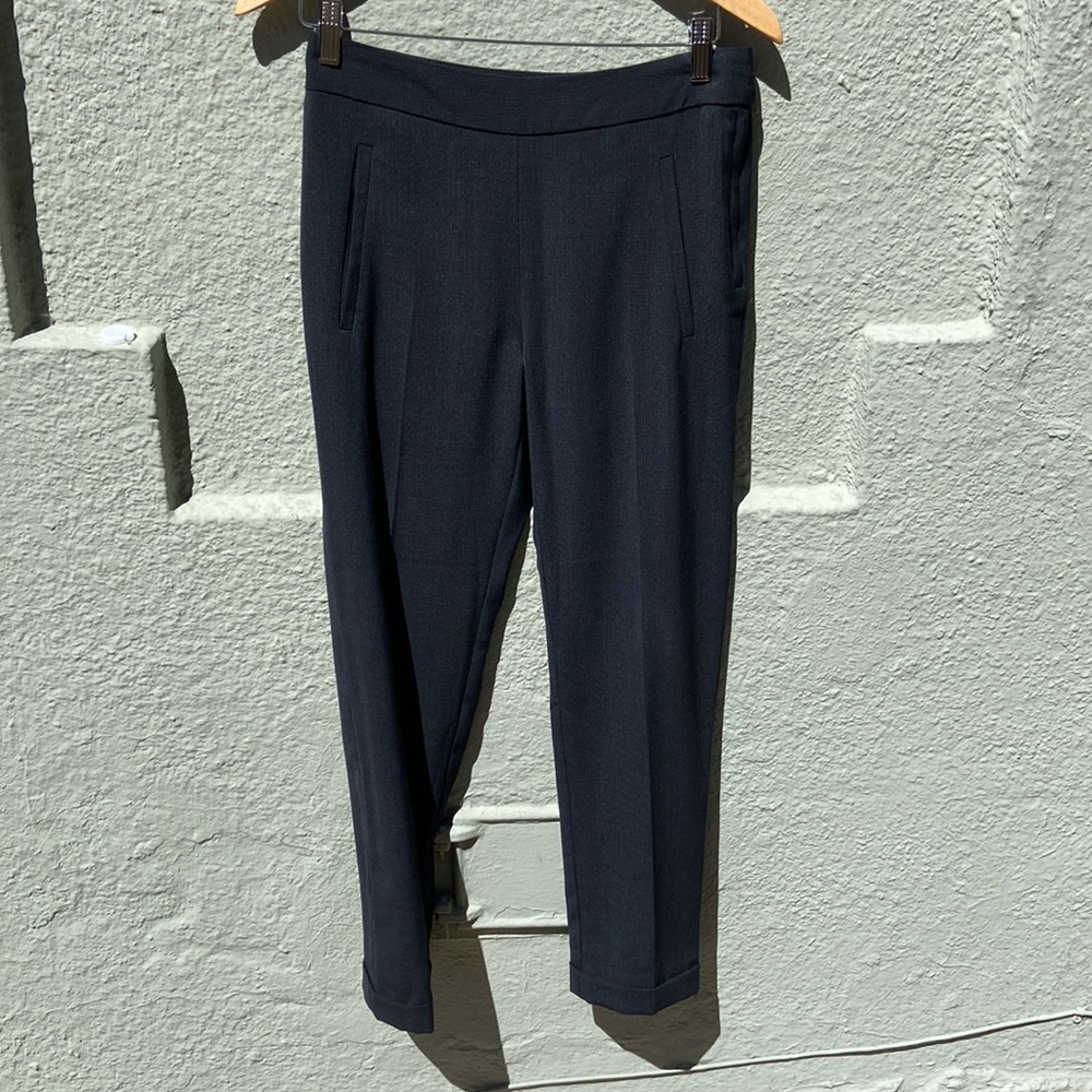 Diana Slavin XS side-zip narrow fit cuffed trousers